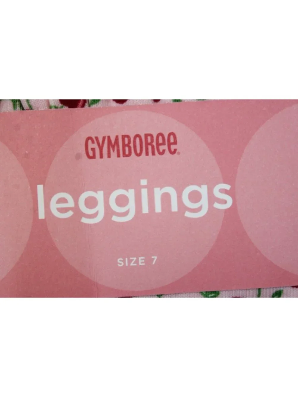 2006 Gymboree Cherry Pie Pink Leggings Cotton sz 7 Pants Fall BTS NEW